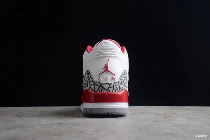 Cheap BK red ct8532-126 retro 3 jordan cardinal 1124